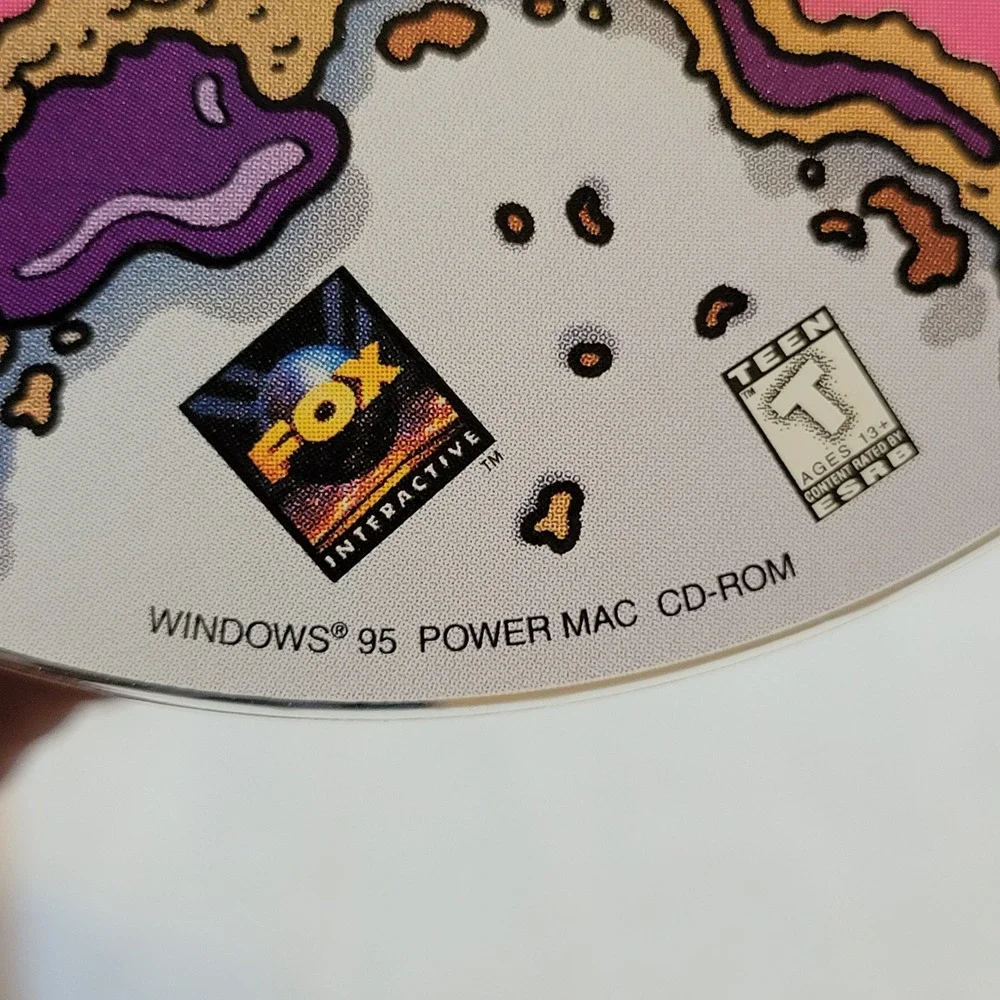 Fox Interactive The Simpsons Virtual Springfield PC Mac CD-ROM Game 1997 Vintage